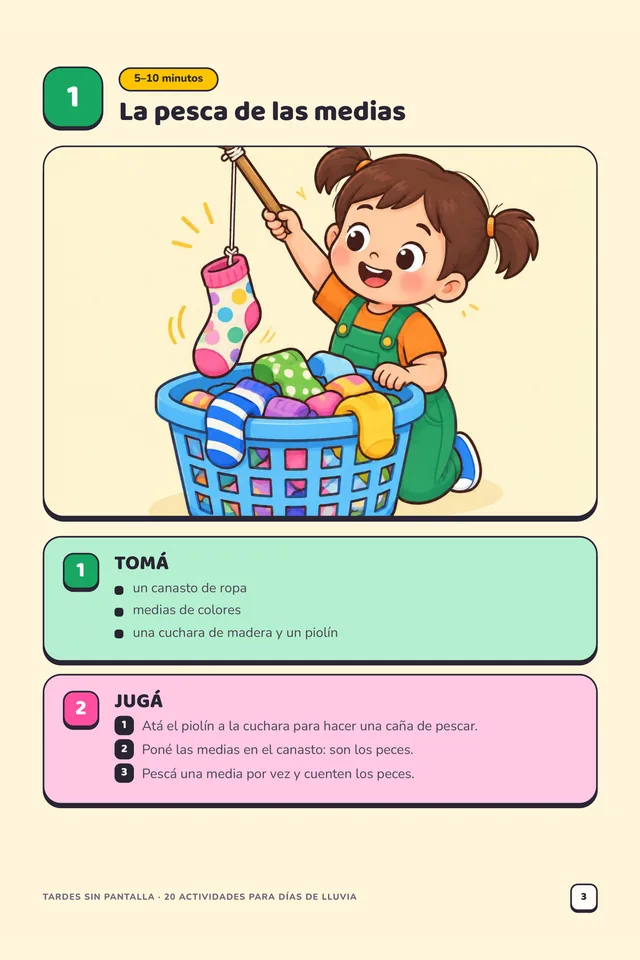 20 actividades para días de lluvia